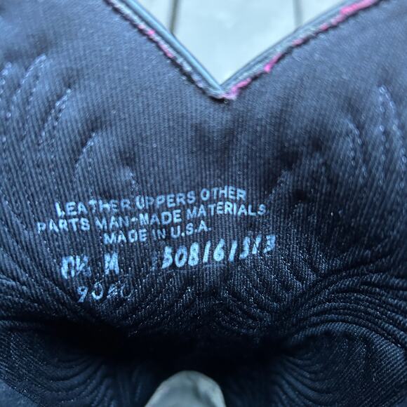 Women's Black Abilene Cowhide Dress Western Cowboy Boots Style 9050 Size 8.5 - Picture 7 of 8